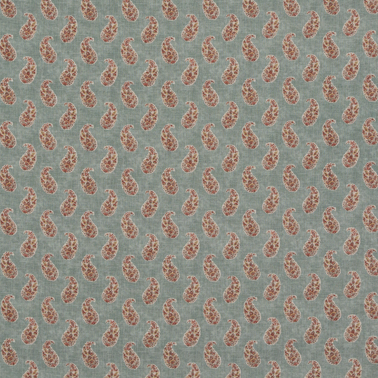 G P & J Baker PATOLA PAISLEY AQUA Fabric