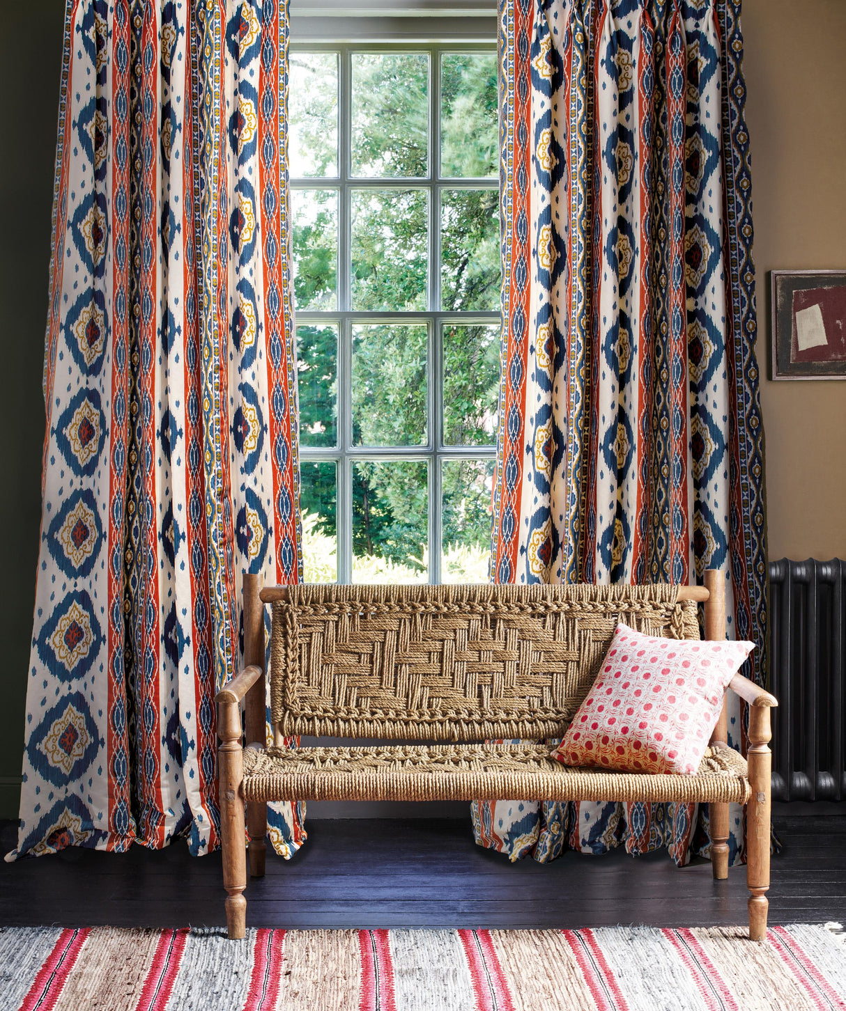 G P & J Baker CROSBY INDIGO Fabric