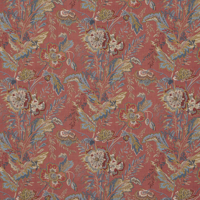 G P & J Baker INDIENNE FLOWER RED Fabric