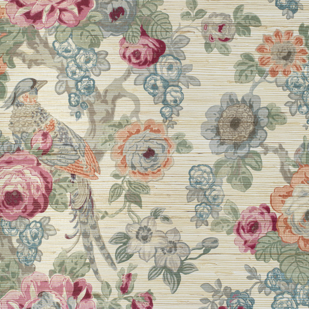Lee Jofa AVONDALE PAPER BERRY/SLATE Wallpaper