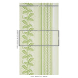 Schumacher Hydrangea Drape Green Wallpaper