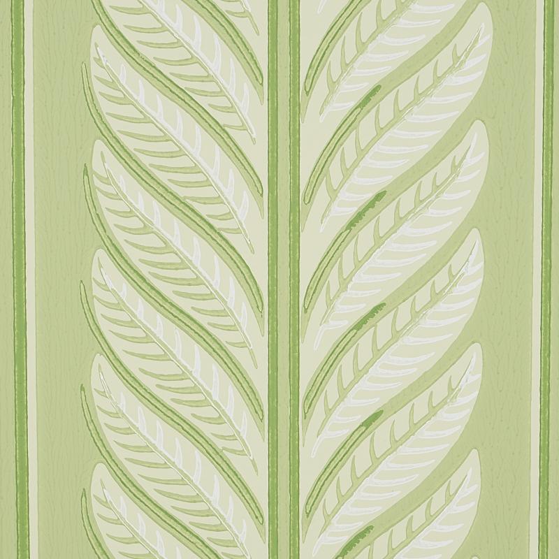Schumacher Hydrangea Drape Green Wallpaper