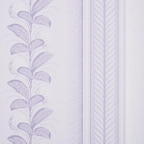 Schumacher Hydrangea Drape Lilac Wallpaper