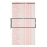 Schumacher Hydrangea Drape Blush Wallpaper