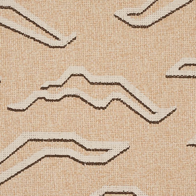 Schumacher Kata Paperweave Oatmeal Wallpaper