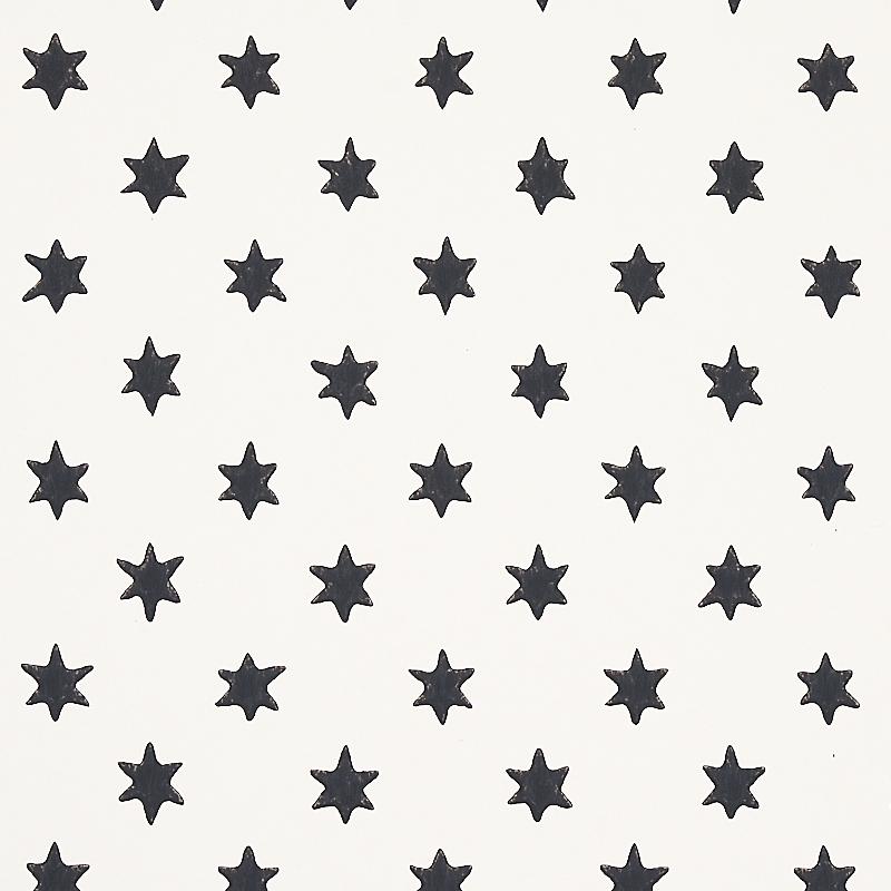 Schumacher Astral Black Wallpaper