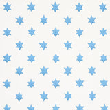 Schumacher Astral Blue Wallpaper