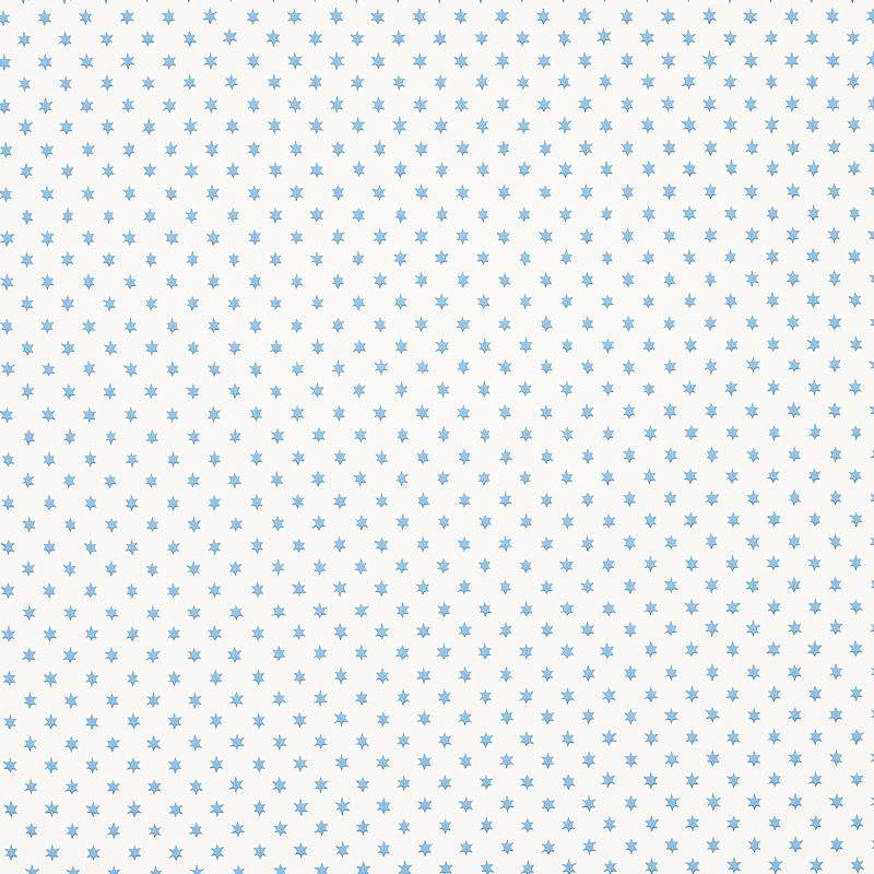 Schumacher Astral Blue Wallpaper