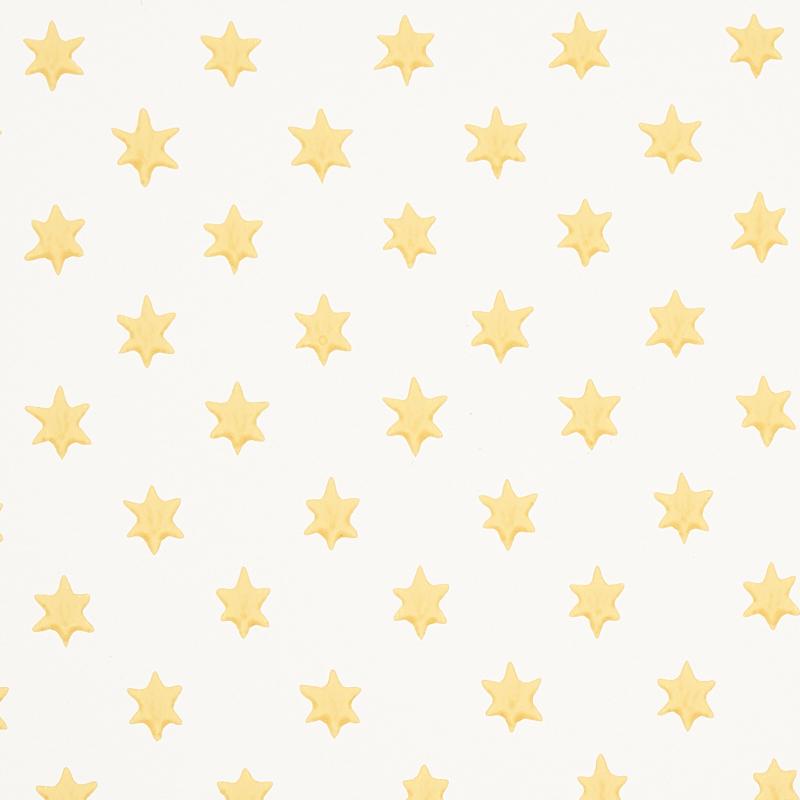 Schumacher Astral Yellow Wallpaper