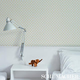 Schumacher Astral Yellow Wallpaper