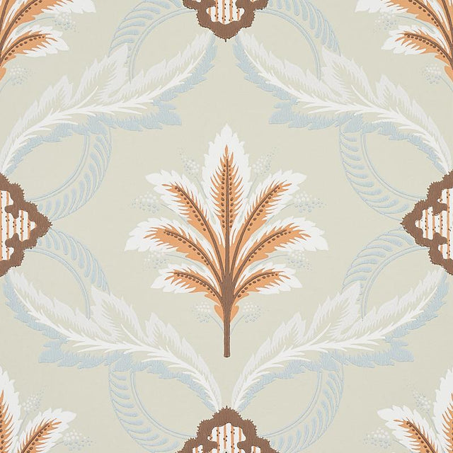 Schumacher Front Waltz Sage Wallpaper