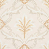Schumacher Front Waltz Grey & Gold Wallpaper