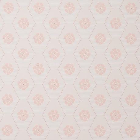 Schumacher Hive Bloom Blush Wallpaper