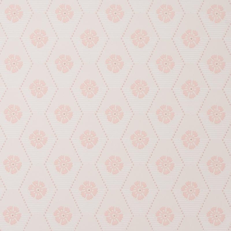 Schumacher Hive Bloom Blush Wallpaper
