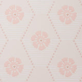 Schumacher Hive Bloom Blush Wallpaper