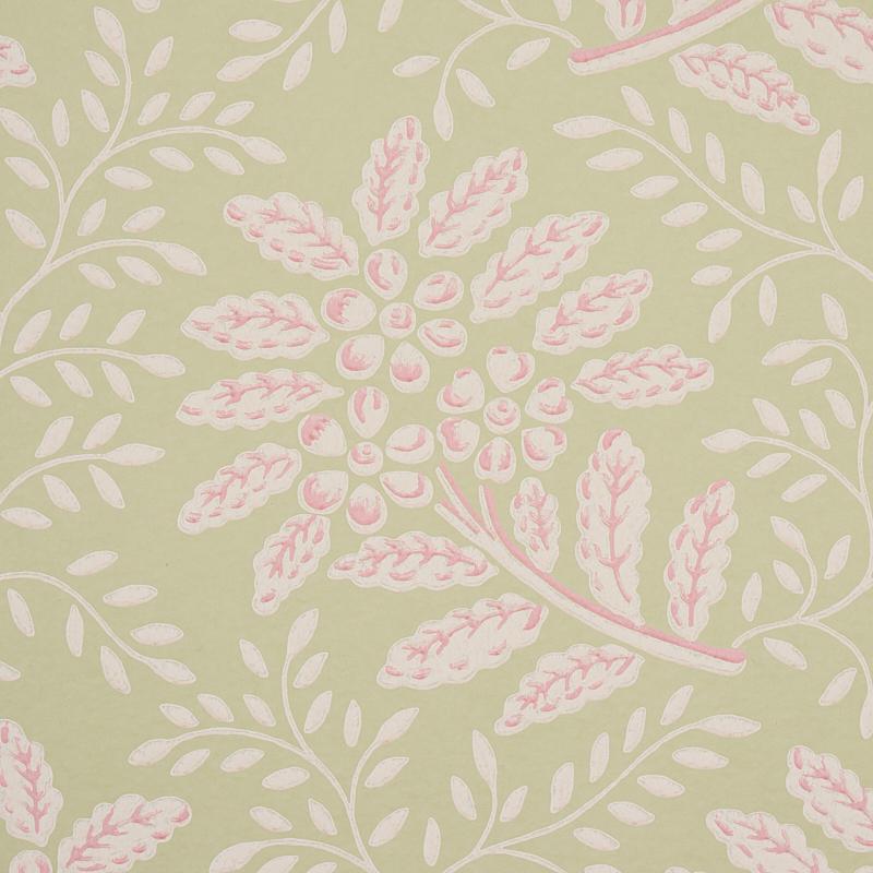 Schumacher Secret Garden Green Wallpaper