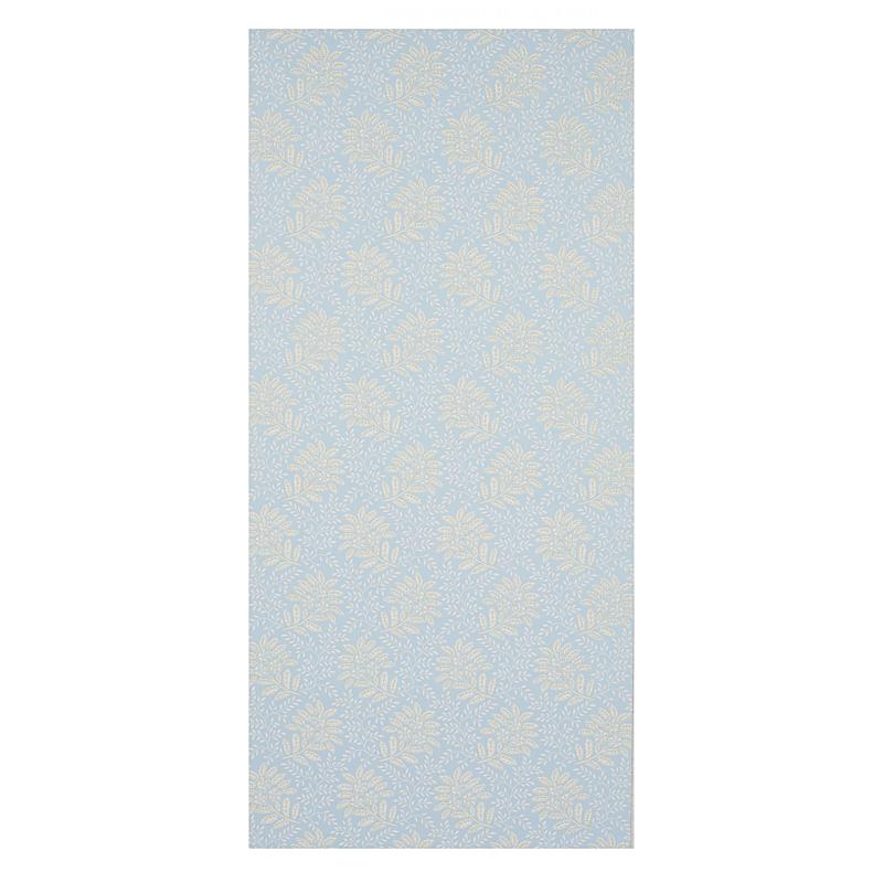 Schumacher Secret Garden Light Blue Wallpaper