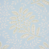 Schumacher Secret Garden Light Blue Wallpaper