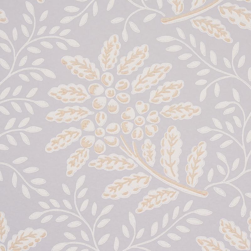 Schumacher Secret Garden Grey Wallpaper