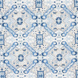Schumacher Tiraz Velvet Indigo Fabric