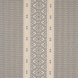 Schumacher Ruiz Jacquard Black Fabric