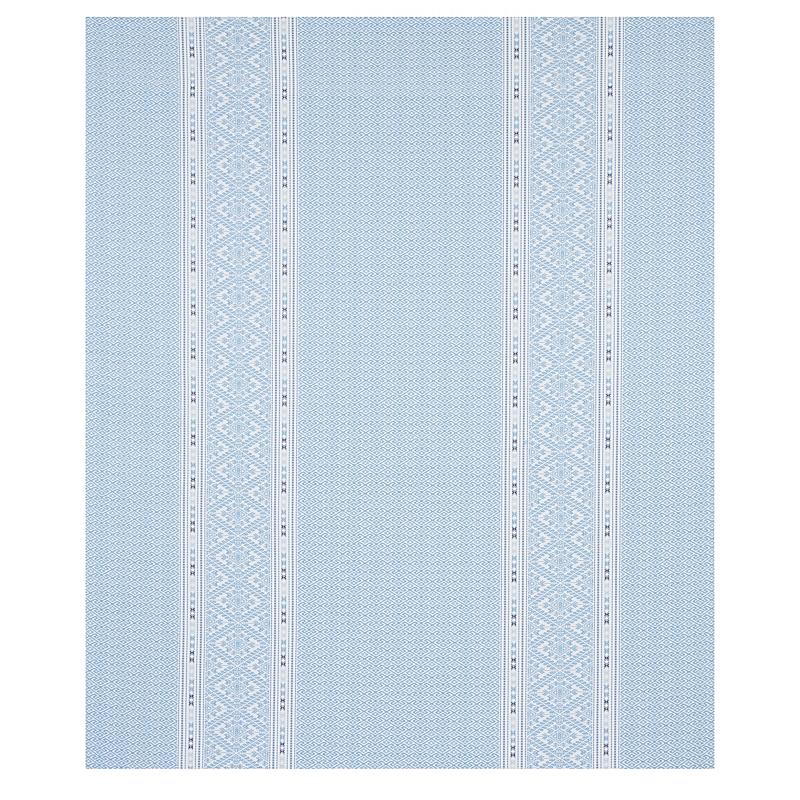 Schumacher Ruiz Jacquard Sky Fabric