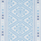 Schumacher Ruiz Jacquard Sky Fabric