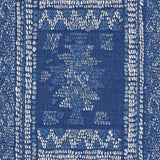 Schumacher Maracena Jacquard Blue Fabric