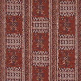 Schumacher Maracena Jacquard Red Fabric