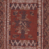 Schumacher Maracena Jacquard Red Fabric