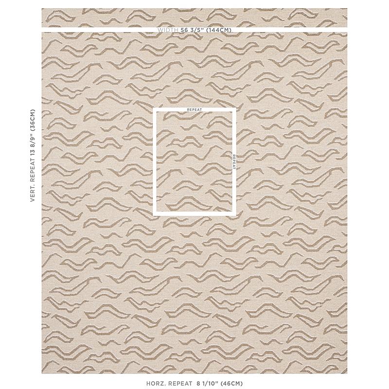 Schumacher Kata Light Neutral Fabric