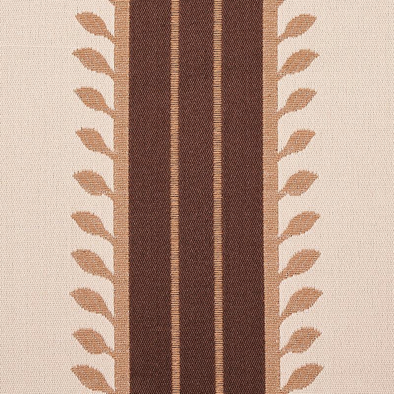 Schumacher Etruscan Stripe Brown Fabric