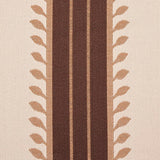 Schumacher Etruscan Stripe Brown Fabric