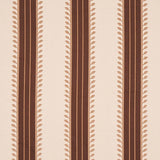 Schumacher Etruscan Stripe Brown Fabric