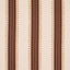 Schumacher Etruscan Stripe Brown Fabric
