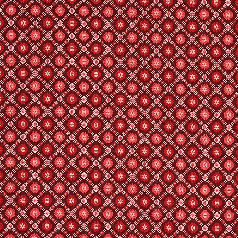 Schumacher Larissa Burgundy Fabric