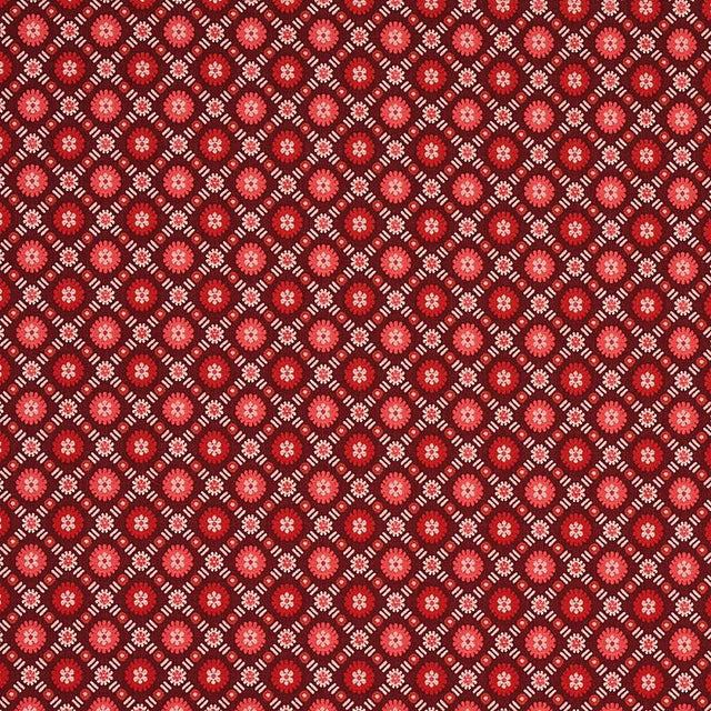 Schumacher Larissa Burgundy Fabric