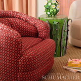 Schumacher Larissa Burgundy Fabric