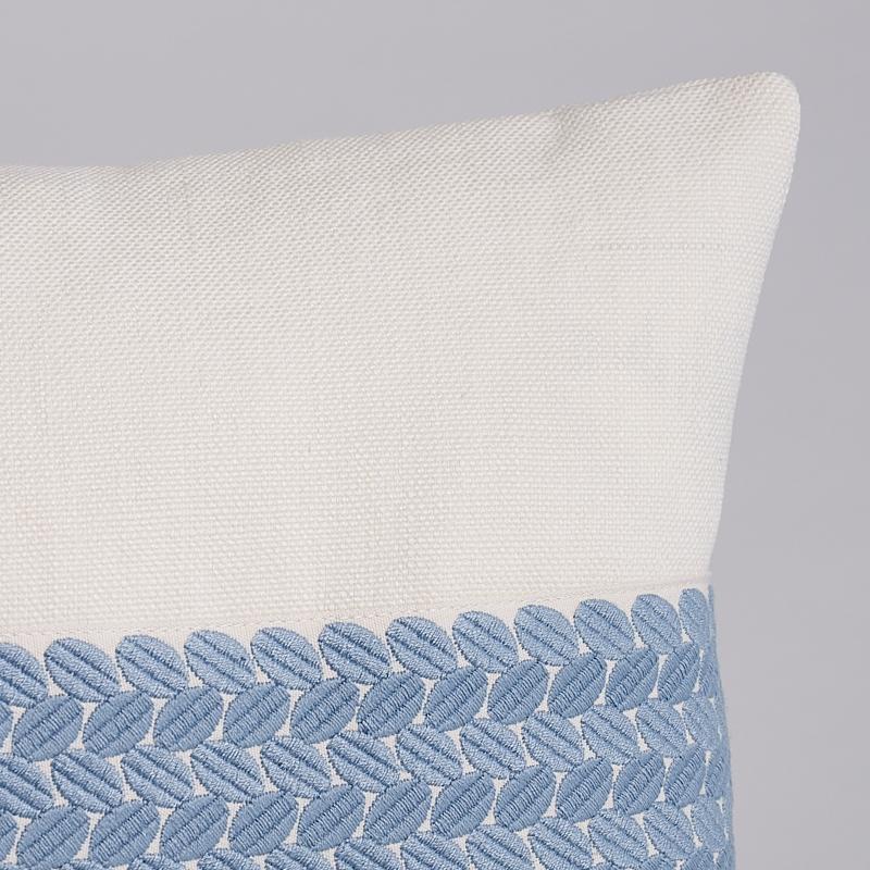 Schumacher Berkeley Sky 20" x 14" Pillow