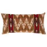Schumacher Samar Ikat Velvet Gold 24" x 12" Pillow
