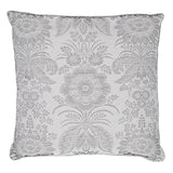 Schumacher Grey 20" x 20" Greta Pillow