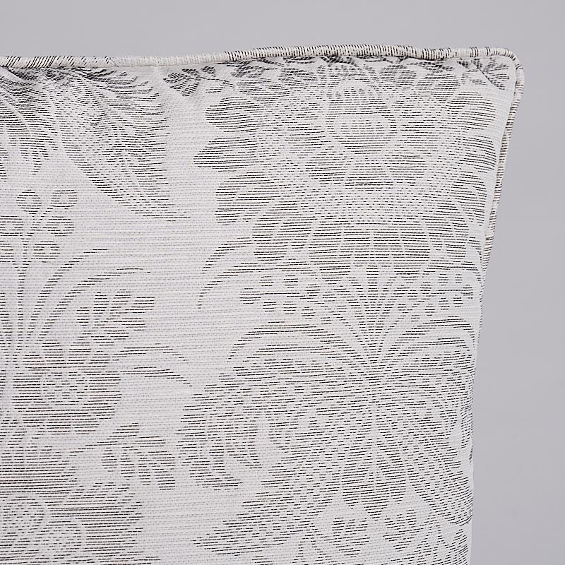 Schumacher Greta Grey 20" x 20" Pillow