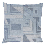 Schumacher Chambray 22" x 22" Zsuzsa Pillow