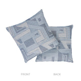 Schumacher Chambray 22" x 22" Zsuzsa Pillow