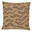 Schumacher Camel With Black 22" x 22" Kata Pillow