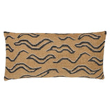 Schumacher Camel With Black 24" x 12" Kata Pillow