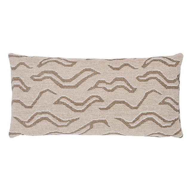 Schumacher Light Neutral 24" x 12" Kata Pillow