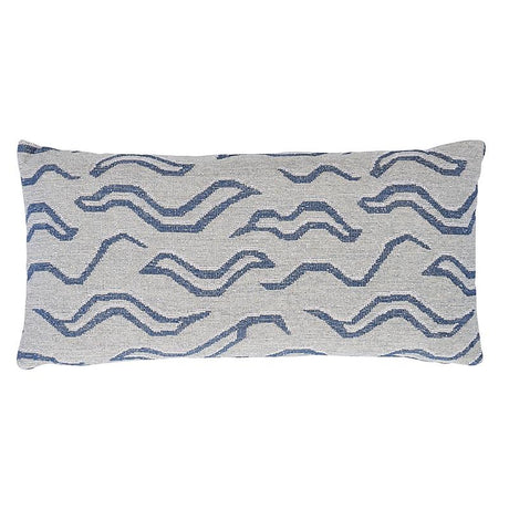 Schumacher Denim 24" x 12" Kata Pillow