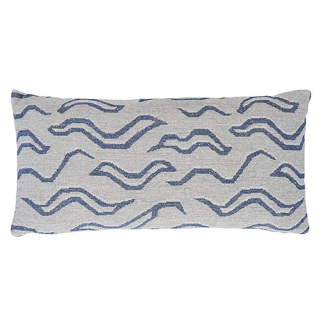 Schumacher Denim 24" x 12" Kata Pillow