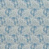 Schumacher Whittaker Paisley Indigo Fabric